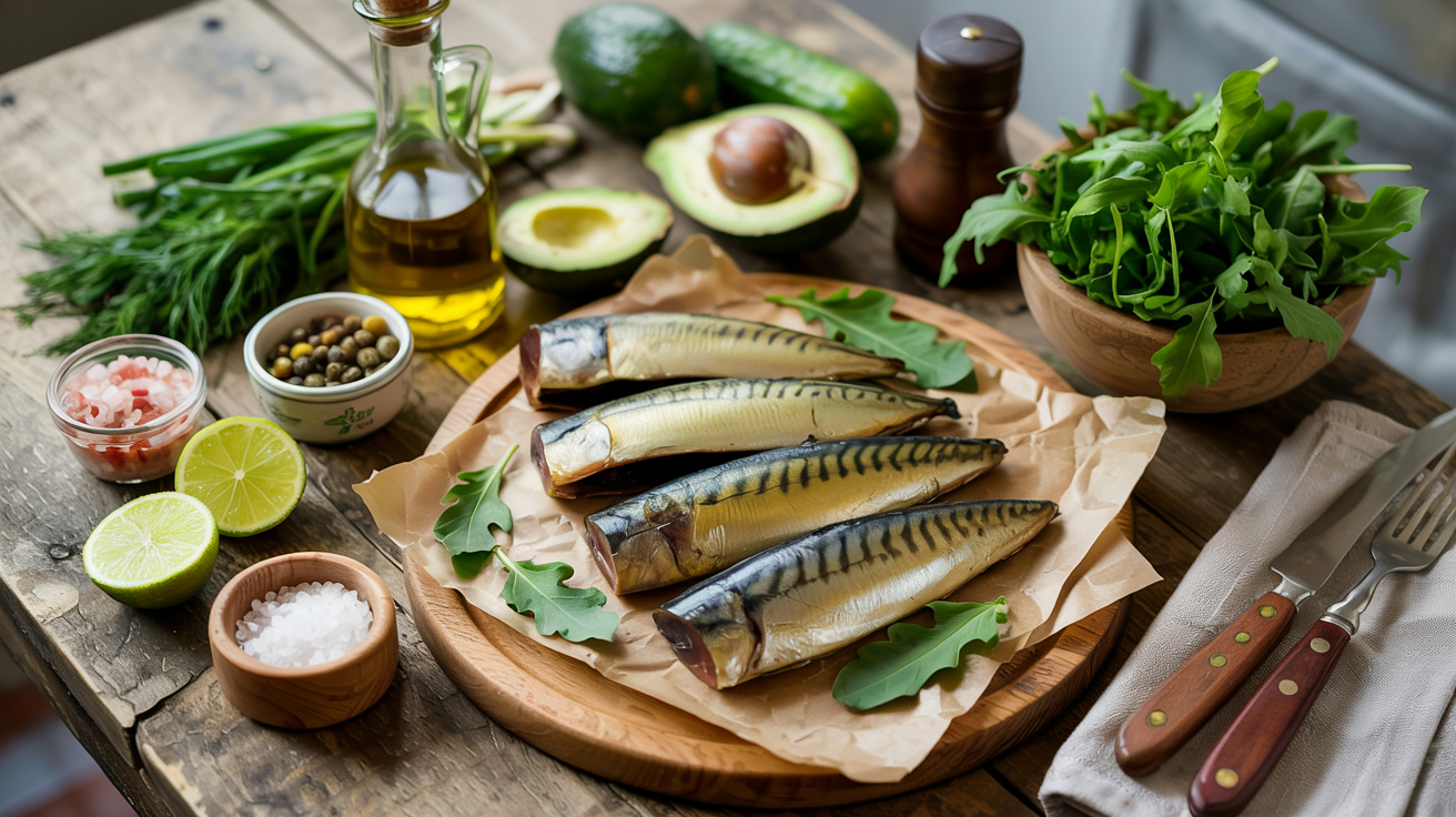 Keto Omega-Rich Mackerel Salad with Creamy Avocado and Bright Lime