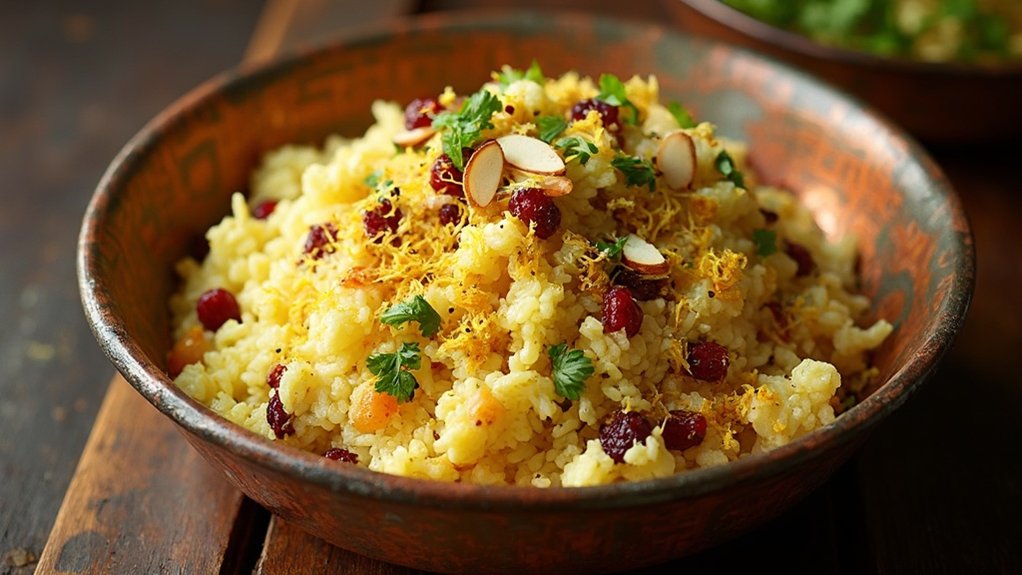 cauliflower rice with fruits