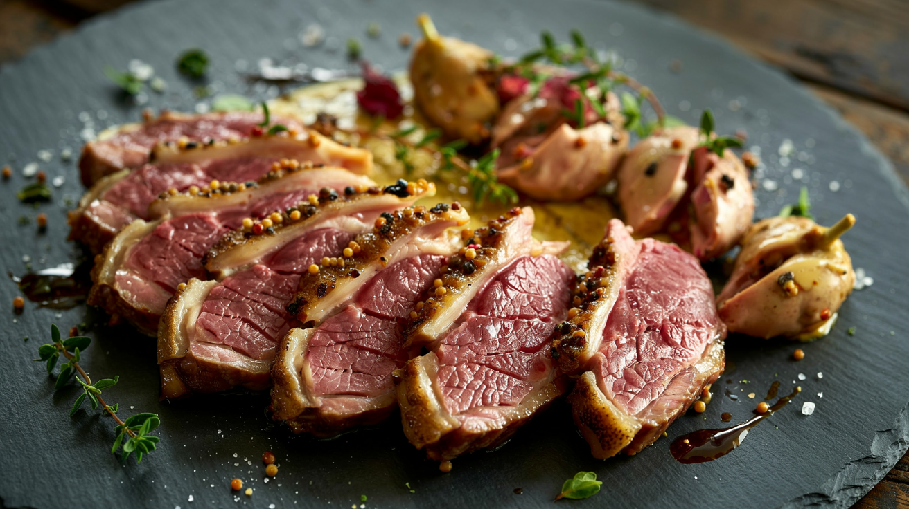 Succulent Keto Duck Breast with Crispy Skin & Sautéed Livers