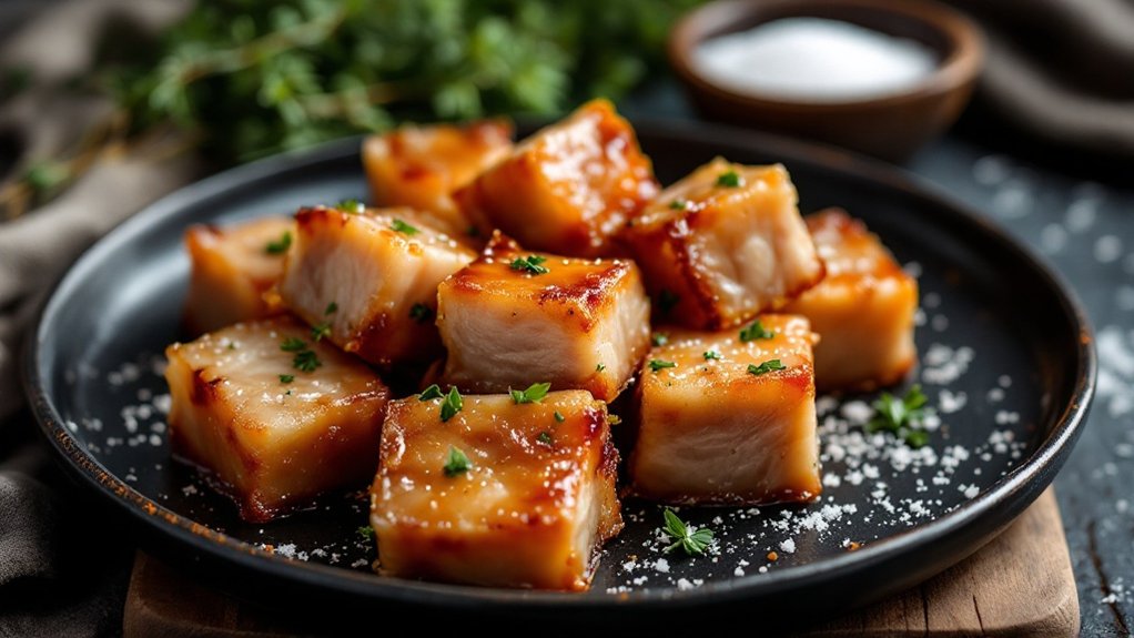 crispy keto pork bites