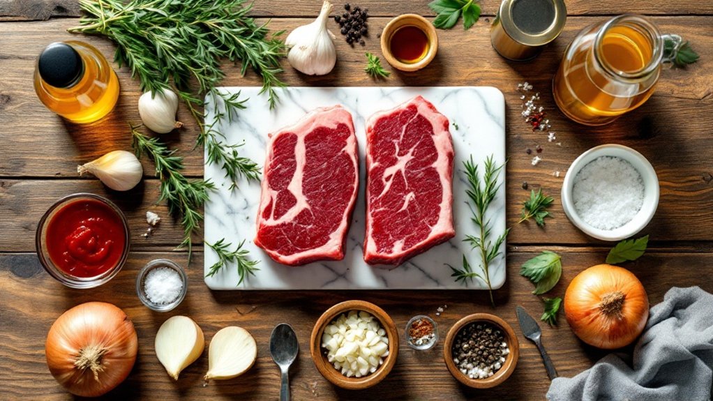 delicious homemade meal preparation