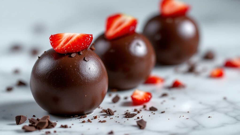 keto chocolate strawberry treats