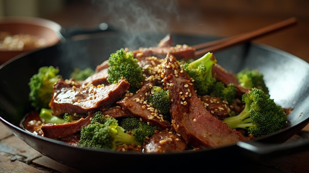 keto friendly beef broccoli stir fry