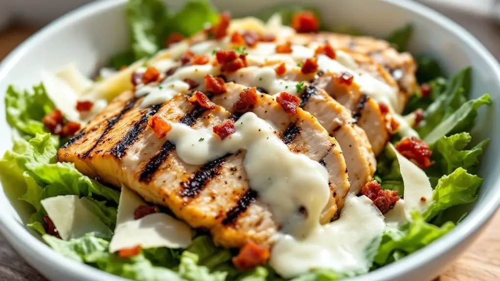 keto friendly caesar salad recipe