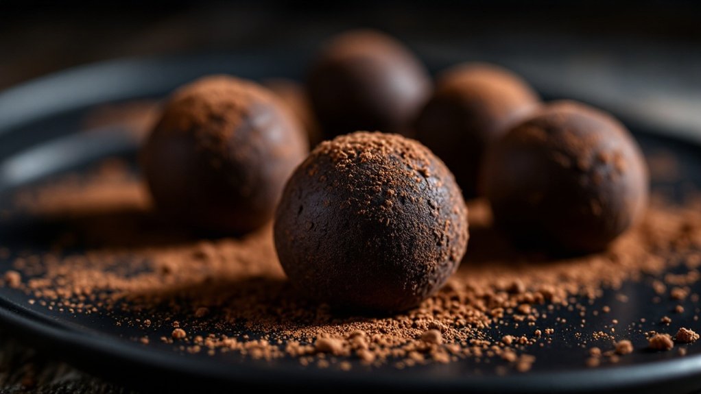 keto friendly chocolate dessert truffles