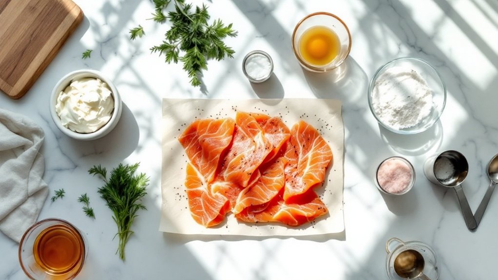 keto smoked salmon bagel