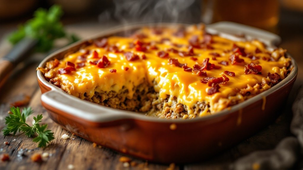 low carb cheeseburger casserole recipe
