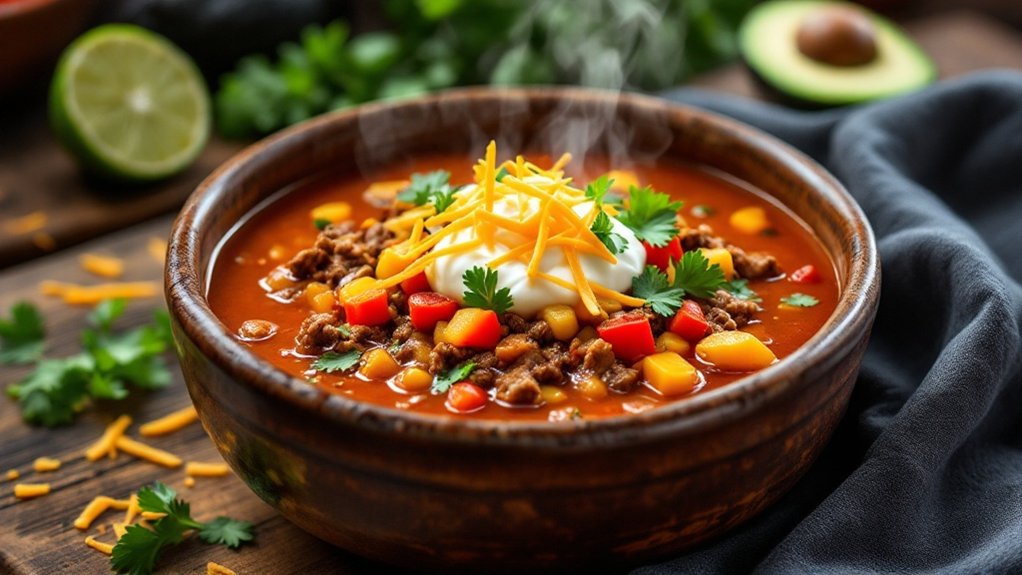 low carb taco soup recipe