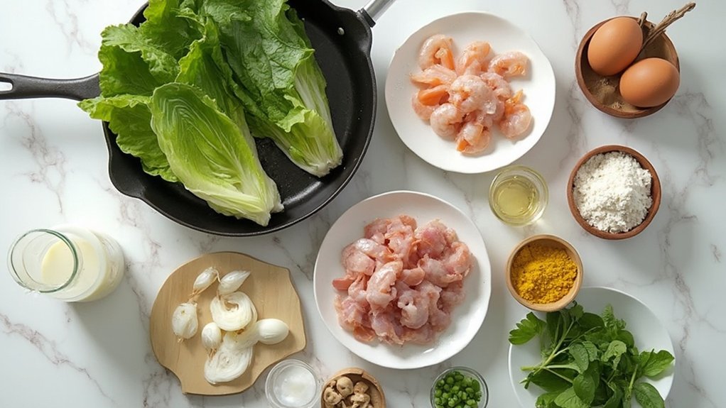 delicious homemade meal preparation