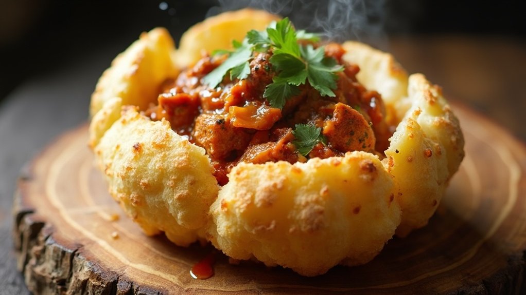 Keto “Bunny Chow” With Cauliflower Bread Bowl