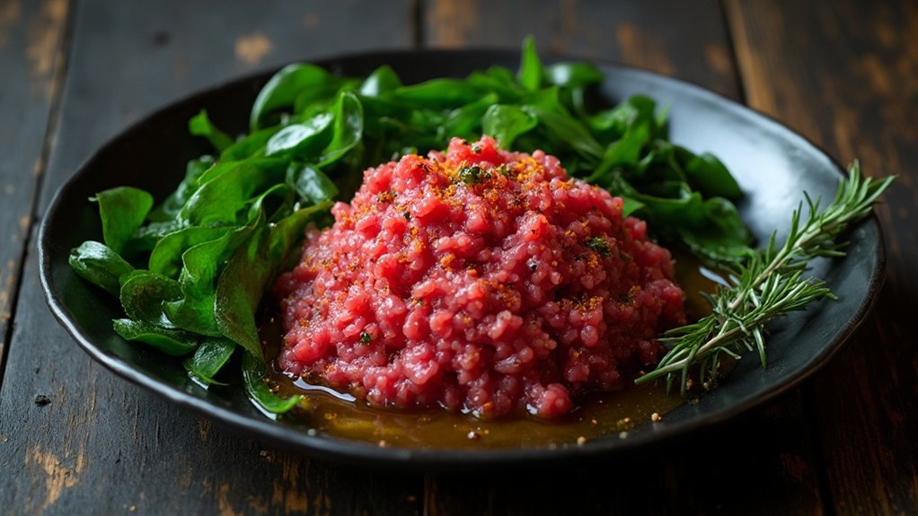 Keto Ethiopian- Inspired “Kitfo” With Collard Greens
