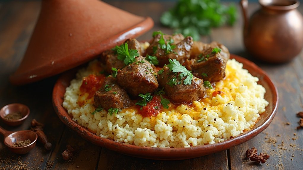 lamb tagine with cauliflower