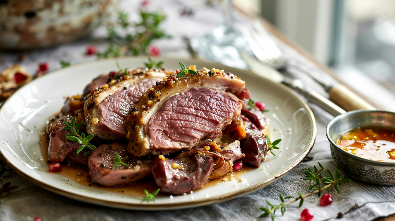 Succulent Keto Duck Breast with Crispy Skin & Sautéed Livers